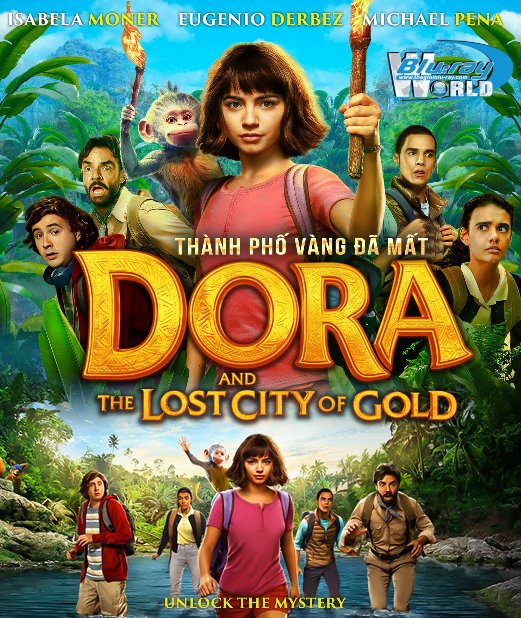 F1856. Dora And The Lost City Of Gold 2019 - Dora và Thành Phố Vàng Mất Tích - 2D50G (TRUE- HD 7.1 DOLBY ATMOS)